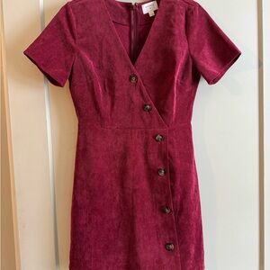 Everly Rich Burgundy Mini Dress